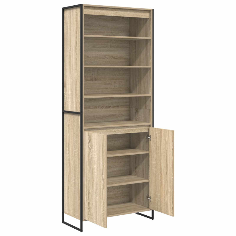 Wysokie szafki 2 pcs Sonoma 79 x 36 x 200 cm