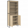 Wysokie szafki 2 pcs Sonoma 79 x 36 x 200 cm