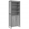 Wysokie szafki 2 pcs Szary Sonoma 79 x 36 x 200 cm