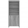 Wysokie szafki 2 pcs Szary Sonoma 79 x 36 x 200 cm