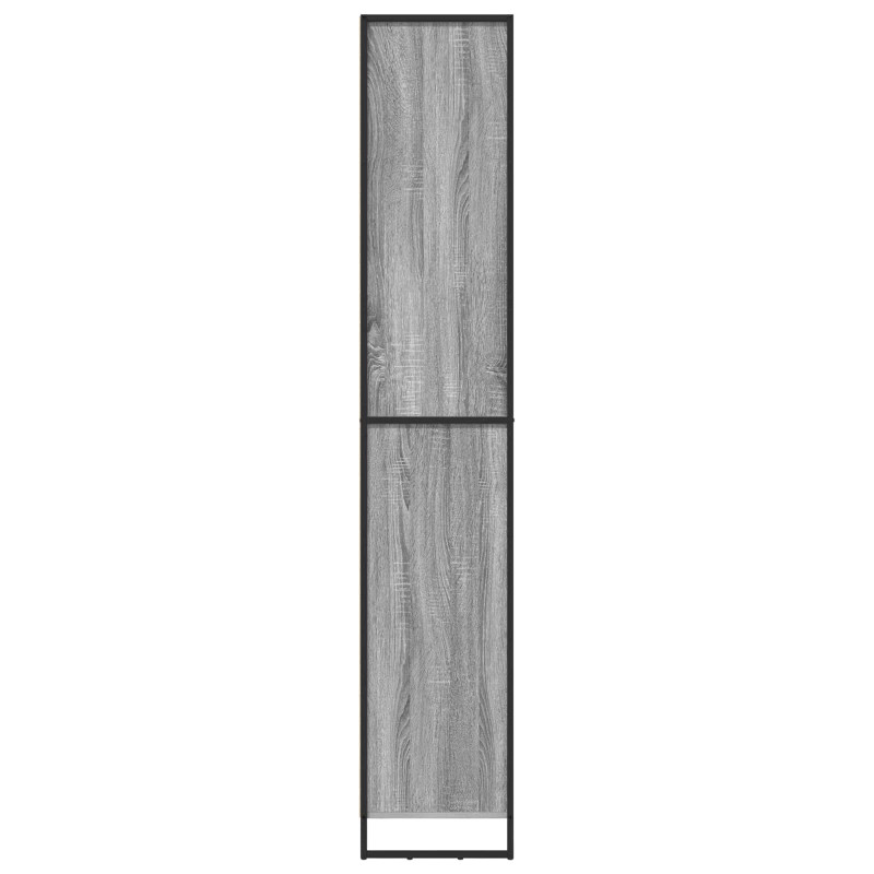 Wysokie szafki 2 pcs Szary Sonoma 79 x 36 x 200 cm