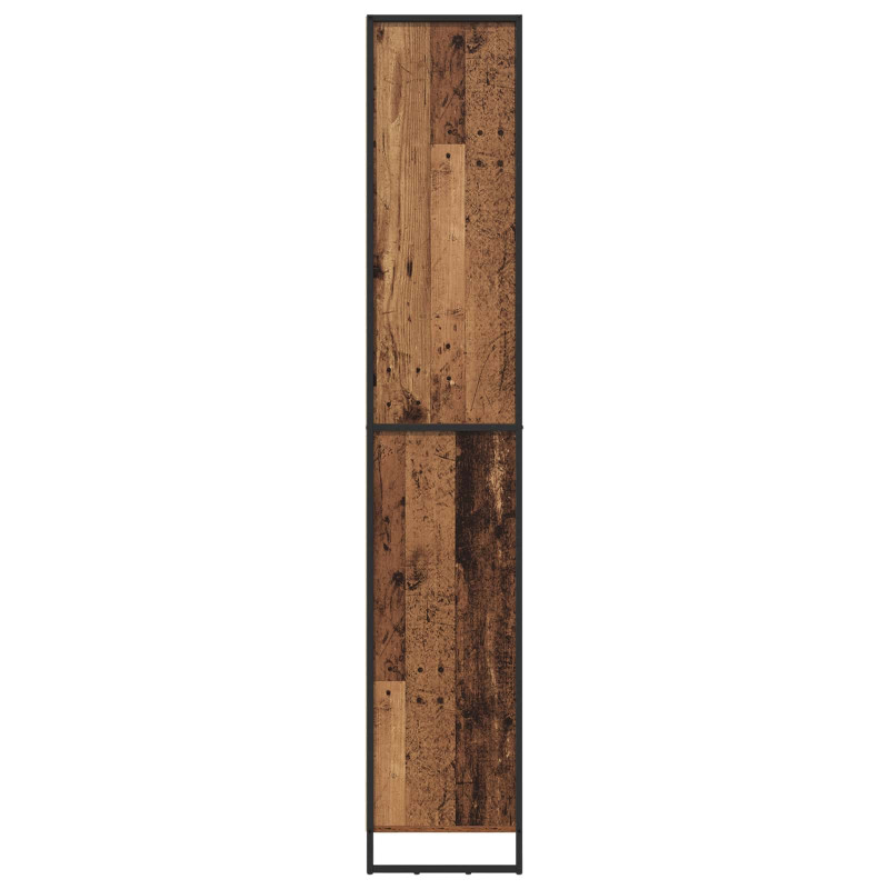Wysokie szafki 2 pcs Stare drewno 79 x 36 x 200 cm