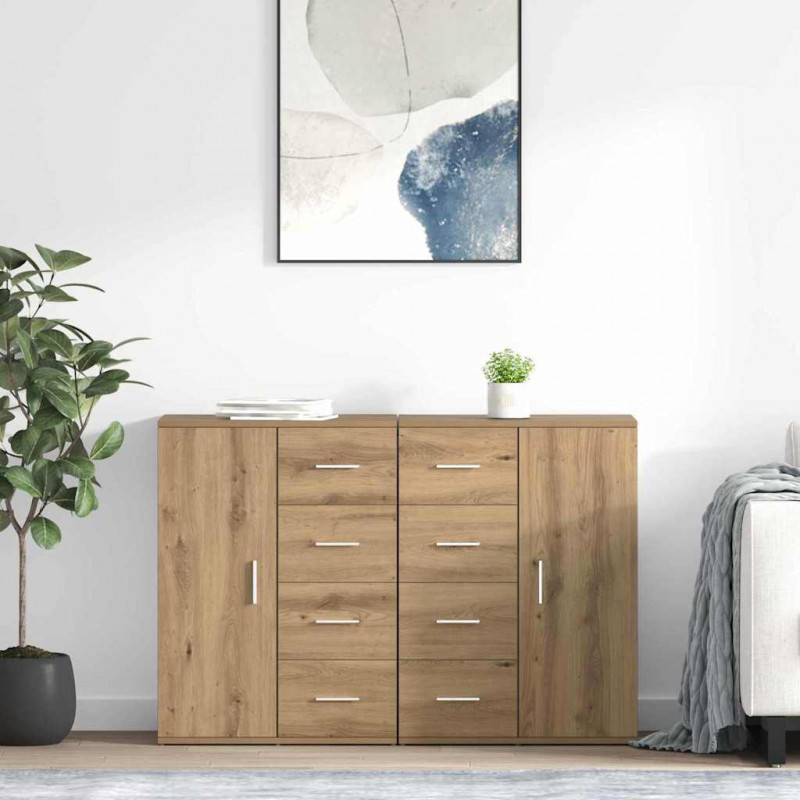 Komody Corona 2 pcs Dąb rzemieślniczy 59 x 39 x 80 cm
