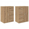 Komody Corona 2 pcs Dąb rzemieślniczy 59 x 39 x 80 cm
