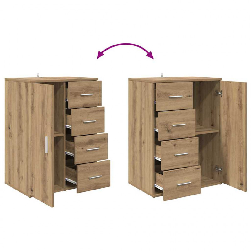 Komody Corona 2 pcs Dąb rzemieślniczy 59 x 39 x 80 cm