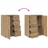 Komody Corona 2 pcs Dąb rzemieślniczy 59 x 39 x 80 cm