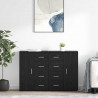 Komody z szufladą Corona 2 pcs Czarny Dąb 59 x 39 x 80 cm