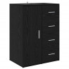 Komody z szufladą Corona 2 pcs Czarny Dąb 59 x 39 x 80 cm
