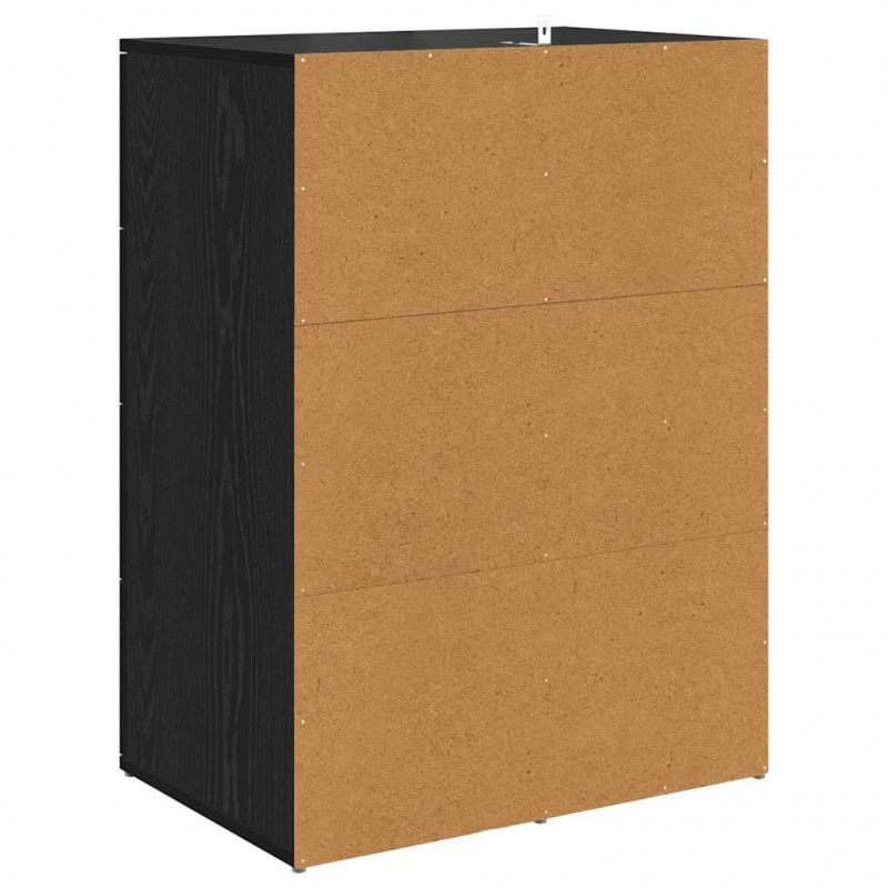 Komody z szufladą Corona 2 pcs Czarny Dąb 59 x 39 x 80 cm