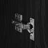 Komody z szufladą Corona 2 pcs Czarny Dąb 59 x 39 x 80 cm