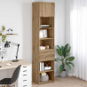 Highboard z szufladą Dąb rzemieślniczy 50 x 42,5 x 225 cm