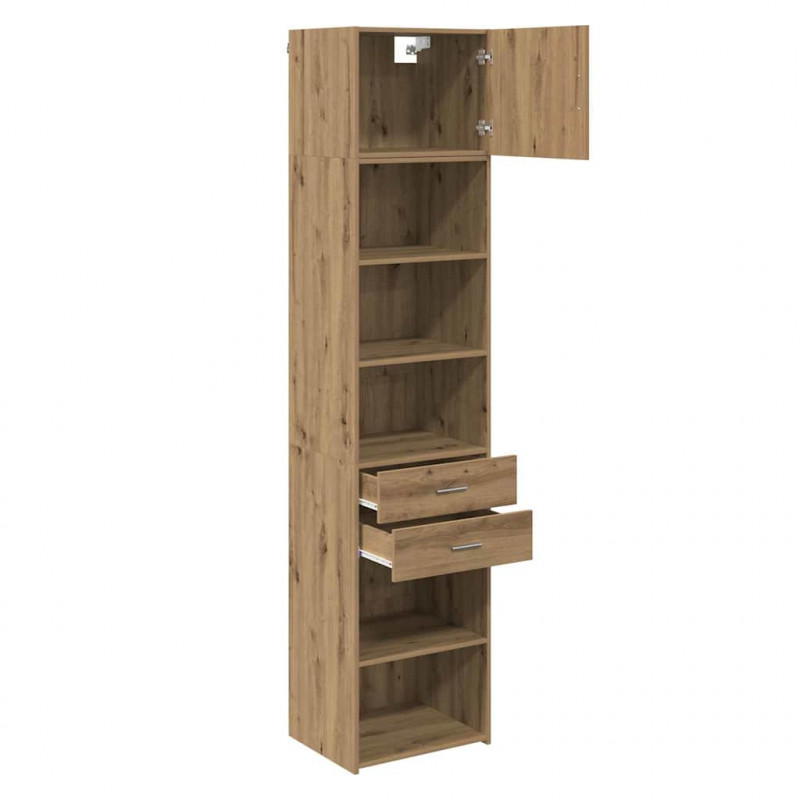 Highboard z szufladą Dąb rzemieślniczy 50 x 42,5 x 225 cm