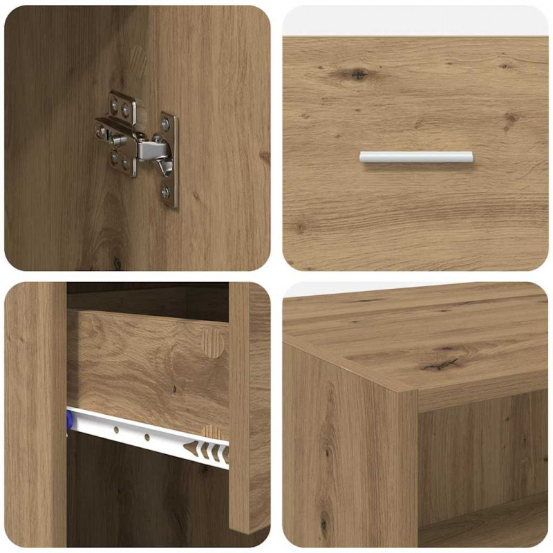 Highboard z szufladą Dąb rzemieślniczy 50 x 42,5 x 225 cm