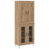 Highboard Dąb rzemieślniczy 69,5 x 34 x 180 cm