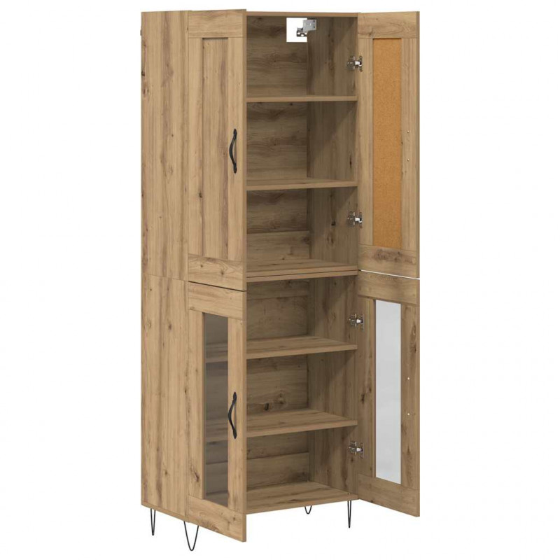 Highboard Dąb rzemieślniczy 69,5 x 34 x 180 cm
