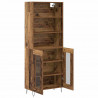 Highboard 2 pcs Stare drewno Materiał drewnopochodny