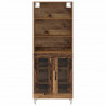 Highboard 2 pcs Stare drewno Materiał drewnopochodny