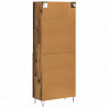 Highboard 2 pcs Stare drewno Materiał drewnopochodny