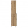 Highboard 2 pcs Dąb rzemieślniczy Materiał drewnopochodny