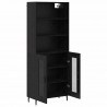 Highboard Czarny Dąb 69,5 x 34 x 180 cm