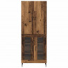 Highboard Montowane na ścianie Stare drewno 69,5 x 34 x 180 cm