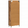 Highboard Montowane na ścianie Stare drewno 69,5 x 34 x 180 cm
