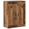 Highboard 2 pcs Stare drewno Materiał drewnopochodny