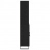 Highboard Czarny Dąb 69,5 x 34 x 180 cm Materiał drewnopochodny