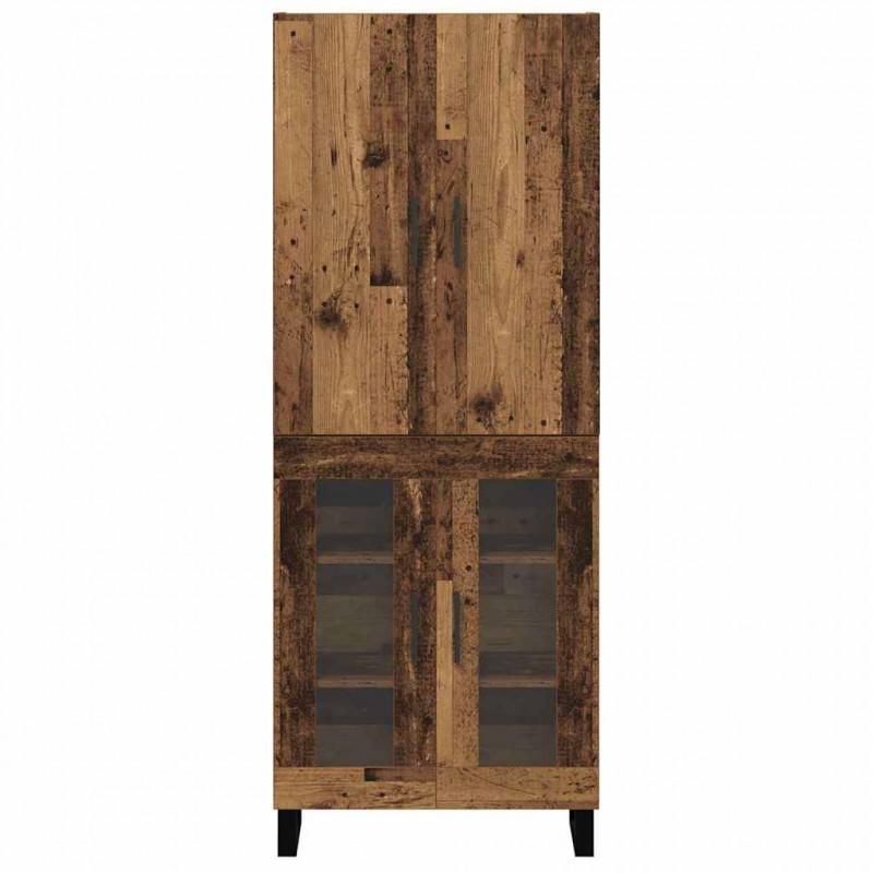 Highboard 2 pcs Stare drewno 69,5 x 34 x 180 cm