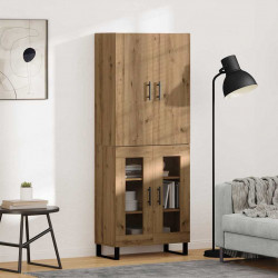 Highboard 2 pcs Dąb rzemieślniczy 69,5 x 34 x 180 cm