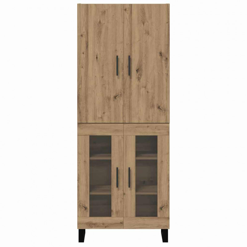 Highboard 2 pcs Dąb rzemieślniczy 69,5 x 34 x 180 cm