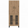 Highboard 2 pcs Dąb rzemieślniczy 69,5 x 34 x 180 cm