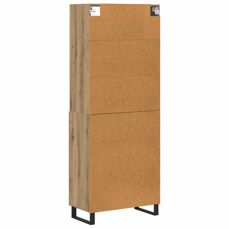 Highboard 2 pcs Dąb rzemieślniczy 69,5 x 34 x 180 cm