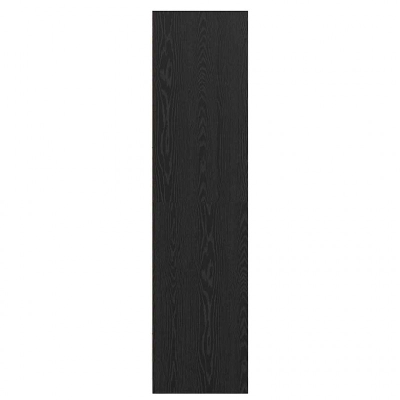 Garderoba Czarny Dąb 50 x 30 x 200 cm Materiał drewnopochodny