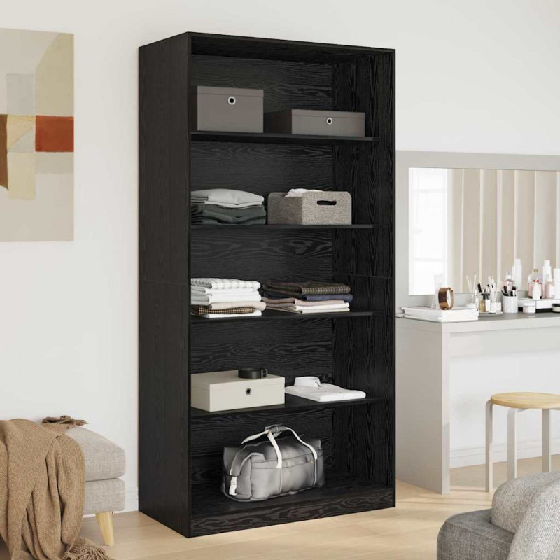 Garderoba Czarny Dąb 100 x 50 x 200 cm Materiał drewnopochodny