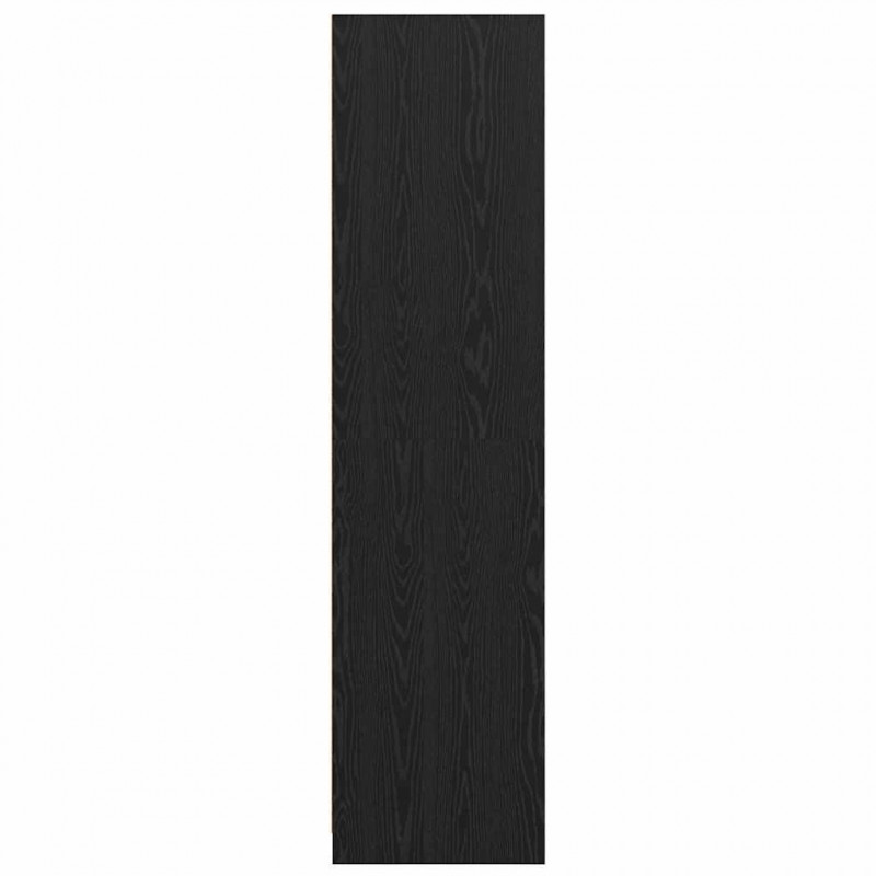 Garderoba Czarny Dąb 80 x 50 x 200 cm Materiał drewnopochodny