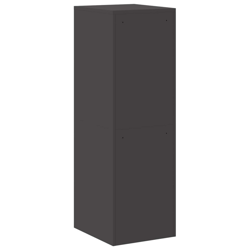 Szafka na dokumenty z szufladą 2 pcs Czarny 44 x 50 x 139 cm