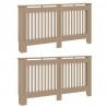 Pokrywa Grzejnika 2 pcs Naturalny 152 x 19 x 81,5 cm