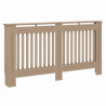 Pokrywa Grzejnika 2 pcs Naturalny 152 x 19 x 81,5 cm