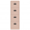 Szafka na dokumenty z szufladą 2 pcs Różowy 44 x 50 x 139 cm