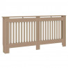 Pokrywa Grzejnika 2 pcs Naturalny 172 x 19 x 81,5cm