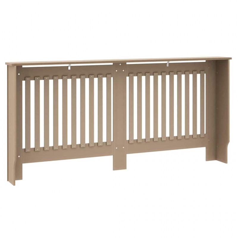 Pokrywa Grzejnika 2 pcs Naturalny 172 x 19 x 81,5cm
