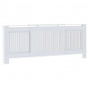 Pokrywa Grzejnika 2 pcs Biały 205 x 20,5 x 81,5 cm