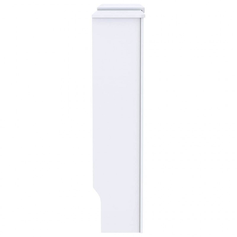 Pokrywa Grzejnika 2 pcs Biały 205 x 20,5 x 81,5 cm