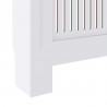 Pokrywa Grzejnika 2 pcs Biały 205 x 20,5 x 81,5 cm