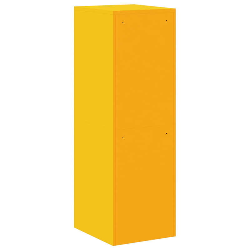 Szafka na dokumenty 2 pcs Musztardowy Żółty 44 x 50 x 139 cm