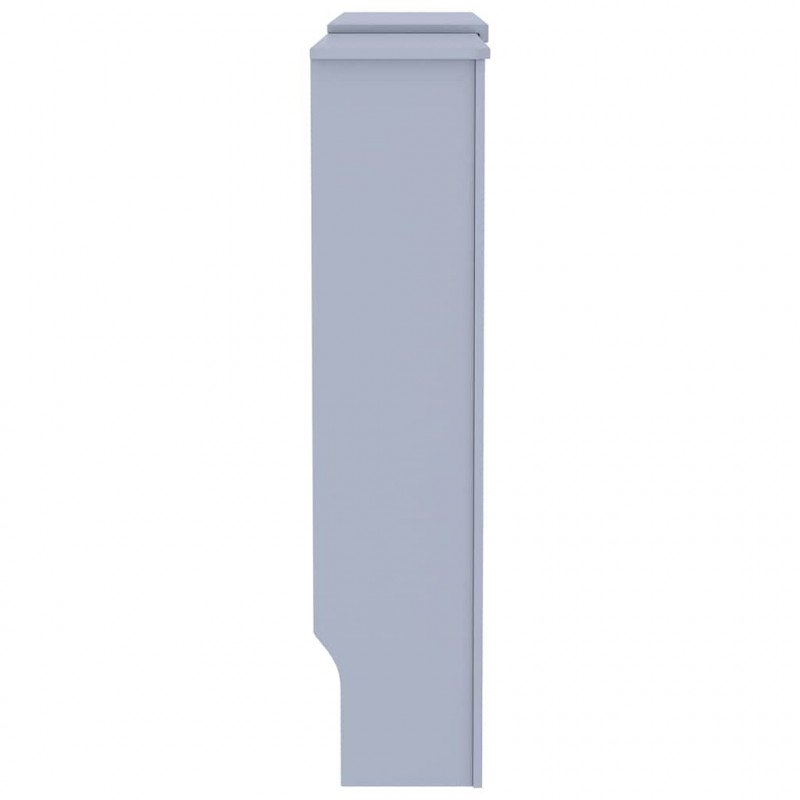 Pokrywa Grzejnika 2 pcs Szary 205 x 20,5 x 81,5 cm