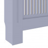 Pokrywa Grzejnika 2 pcs Szary 205 x 20,5 x 81,5 cm