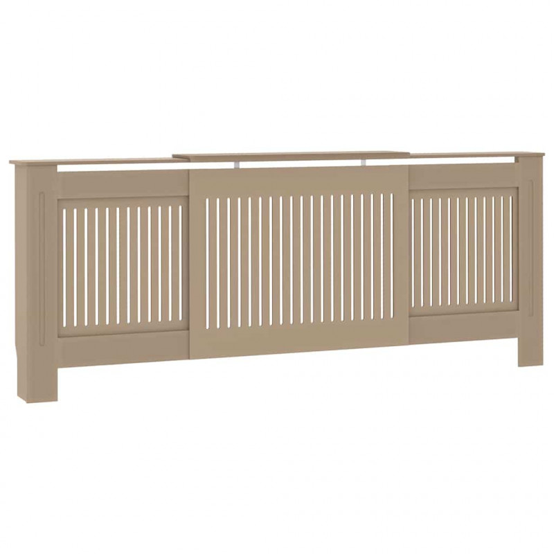 Pokrywa Grzejnika 2 pcs Naturalny 205 x 20,5 x 81,5 cm
