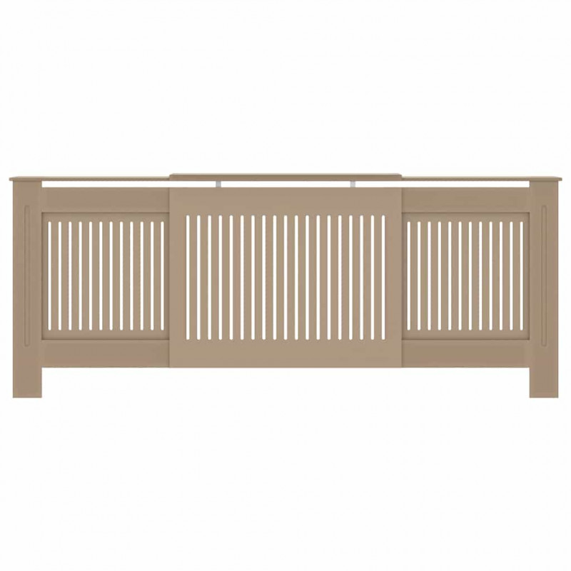 Pokrywa Grzejnika 2 pcs Naturalny 205 x 20,5 x 81,5 cm
